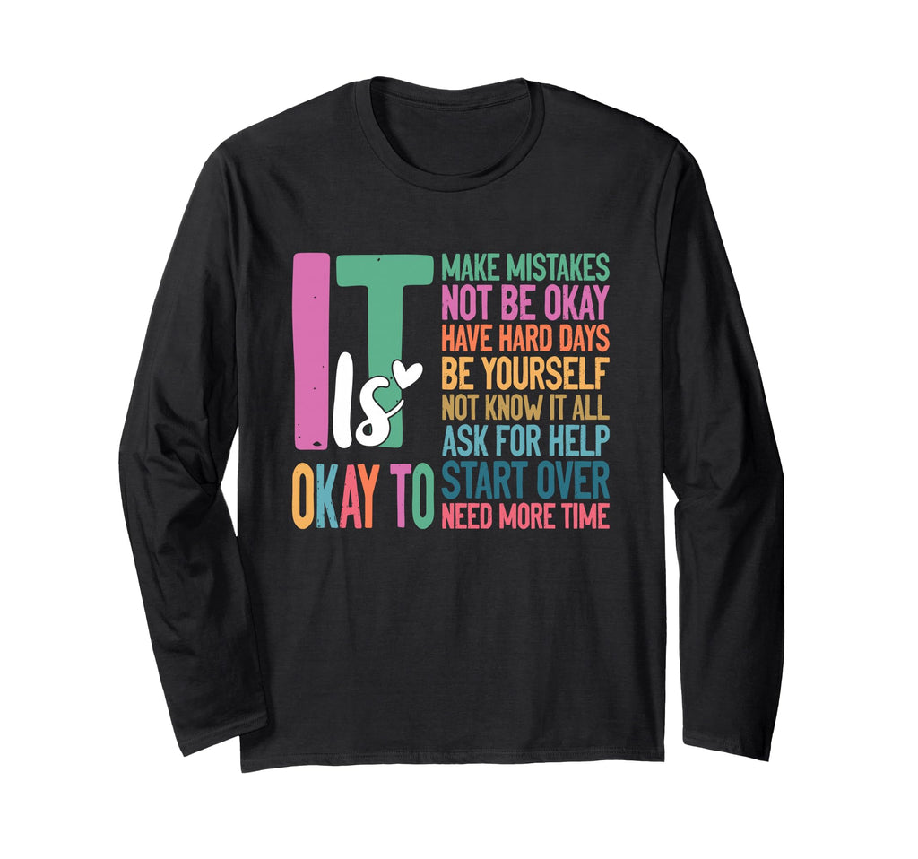 Its Okay To Make Mistakes One T-Shirt - Fun Novelty Design for Adults - T-Shirt, Sweatshirt, Hoodie