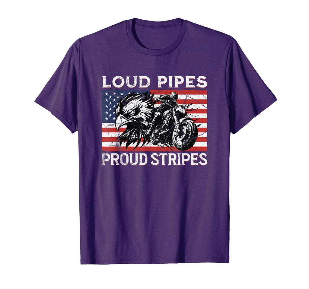 Patriotic Old Biker American Us Flag T-Shirt - Novelty Apparel Men Women - T-Shirt, Sweatshirt, Hoodie