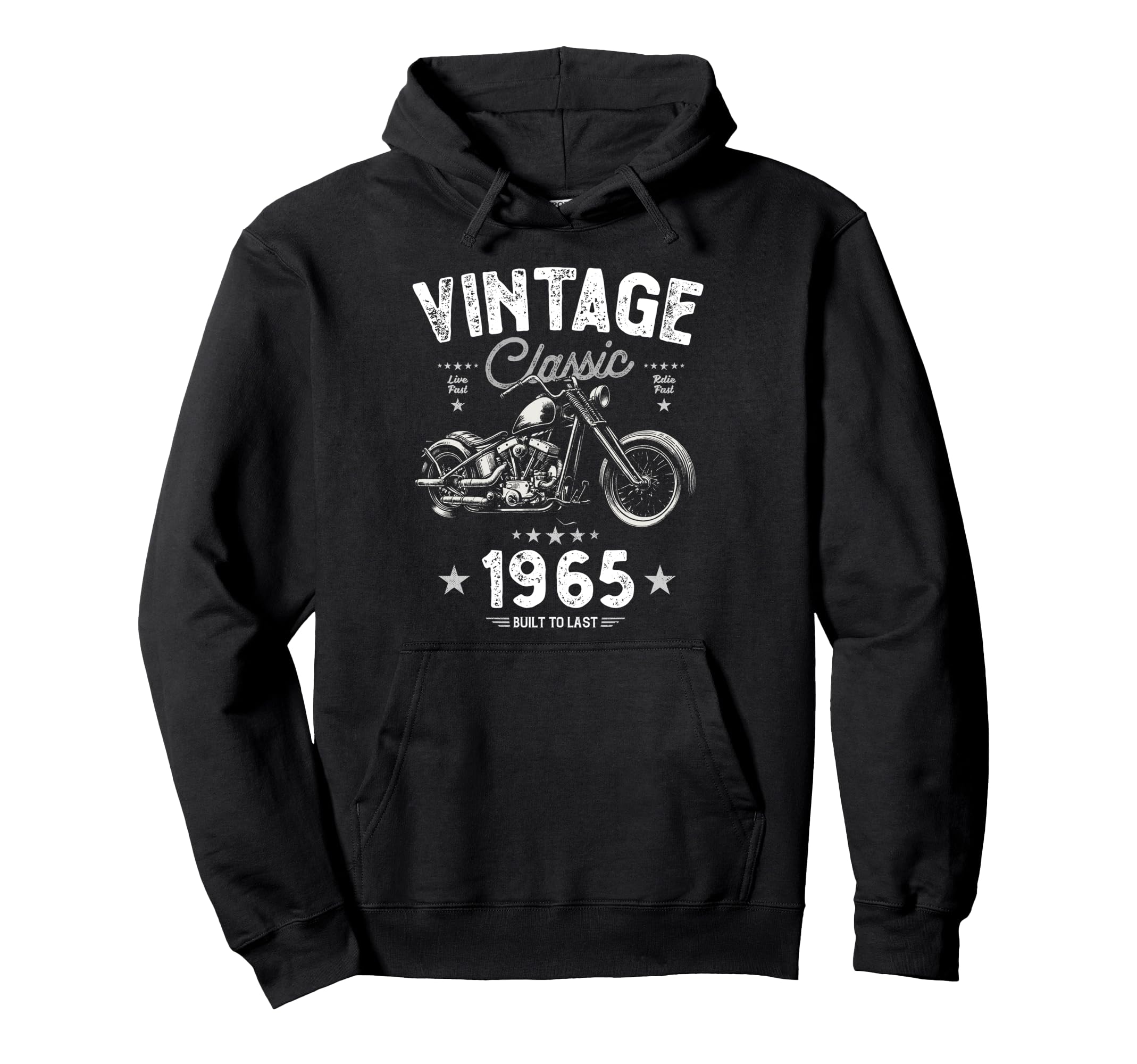 1965 60Th Birthday Chopper Motorbike Hoodie - Aesthetic Graphic Men Women - T-Shirt, Sweatshirt, Hoodie