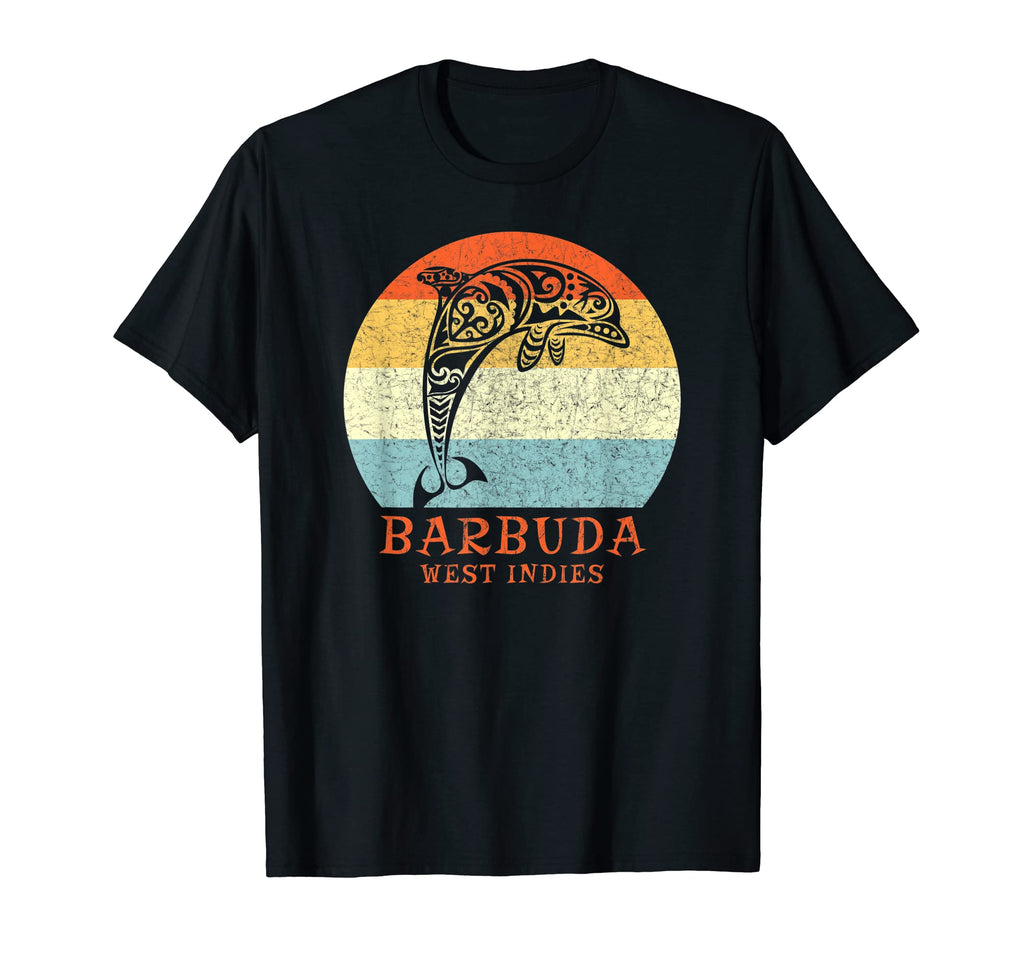 Barbuda West Indies Tribal Dolphin T-Shirt - Unique Graphic for Adults - T-Shirt, Sweatshirt, Hoodie