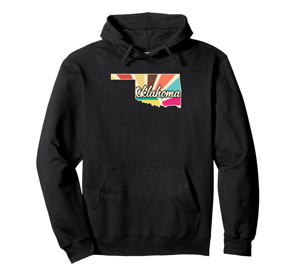 Oklahoma Pride Oklahoma Colorful State Hoodie - Custom Art Print Unisex - T-Shirt, Sweatshirt, Hoodie
