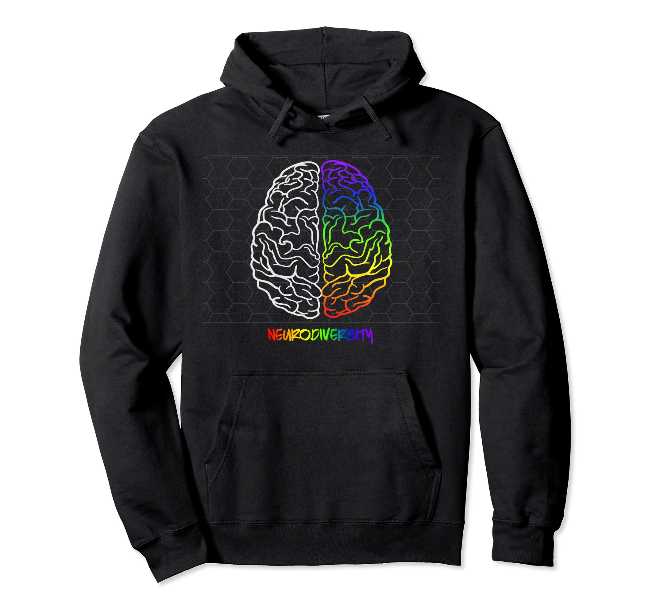 Embrace Neurodiversity Autism Adhd Asd Hoodie - Custom Art Print Unisex - T-Shirt, Sweatshirt, Hoodie