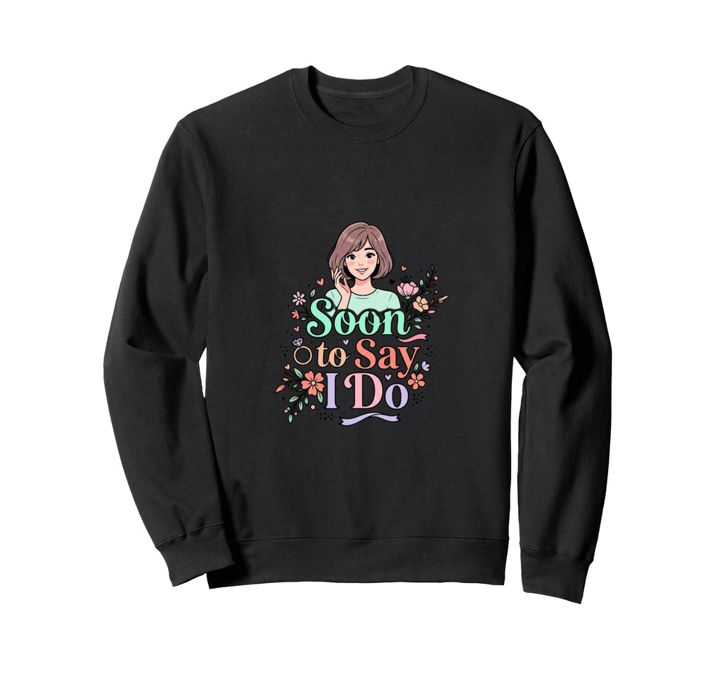 Soon To Say I Do Bridal Sweatshirt - Fun Novelty Design Unisex - T-Shirt, Sweatshirt, Hoodie