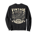 1974 Born 1974 Birthday Sweatshirt - Fun Novelty Design for Adults - T-Shirt, Sweatshirt, Hoodie