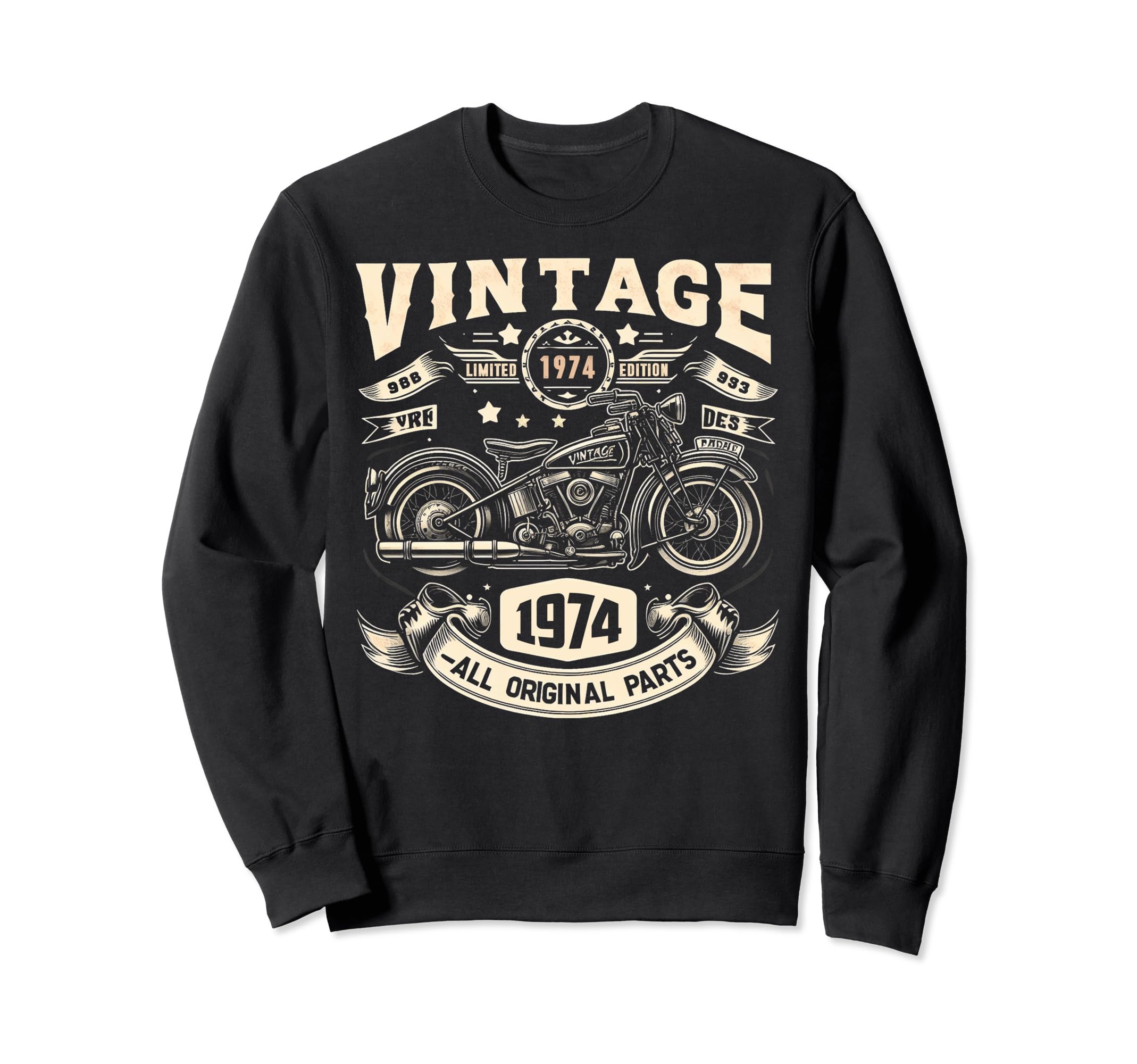 1974 Born 1974 Birthday Sweatshirt - Fun Novelty Design for Adults - T-Shirt, Sweatshirt, Hoodie