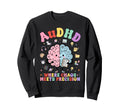 Audhd Brain Neurodiversity Sweatshirt - Aesthetic Graphic for Adults - T-Shirt, Sweatshirt, Hoodie