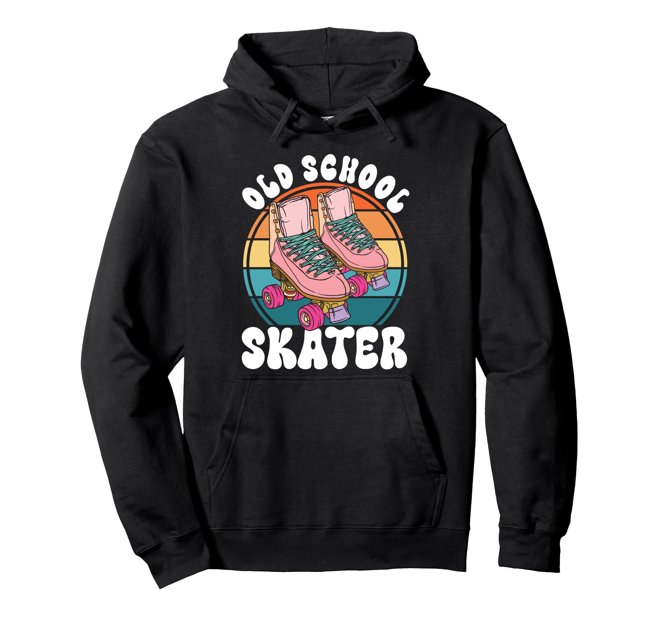 Roller Skating Skate 1970S Old Hoodie - Custom Art Print Unisex - T-Shirt, Sweatshirt, Hoodie