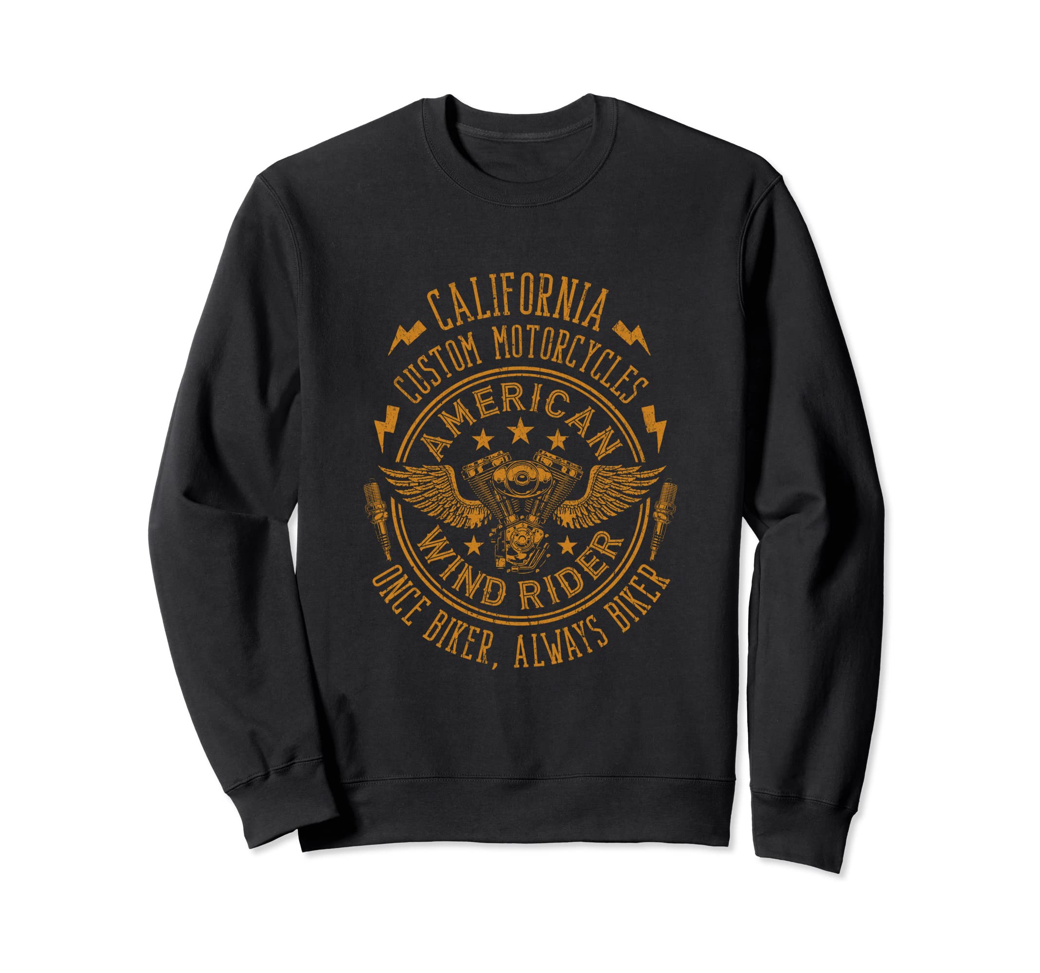 American Custom Motorcycles Sweatshirt - Custom Art Print Men Women - T-Shirt, Sweatshirt, Hoodie