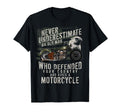 Us Veteran Antique Motorcycle Bike T-Shirt - Minimalist Print Men Women - T-Shirt, Sweatshirt, Hoodie