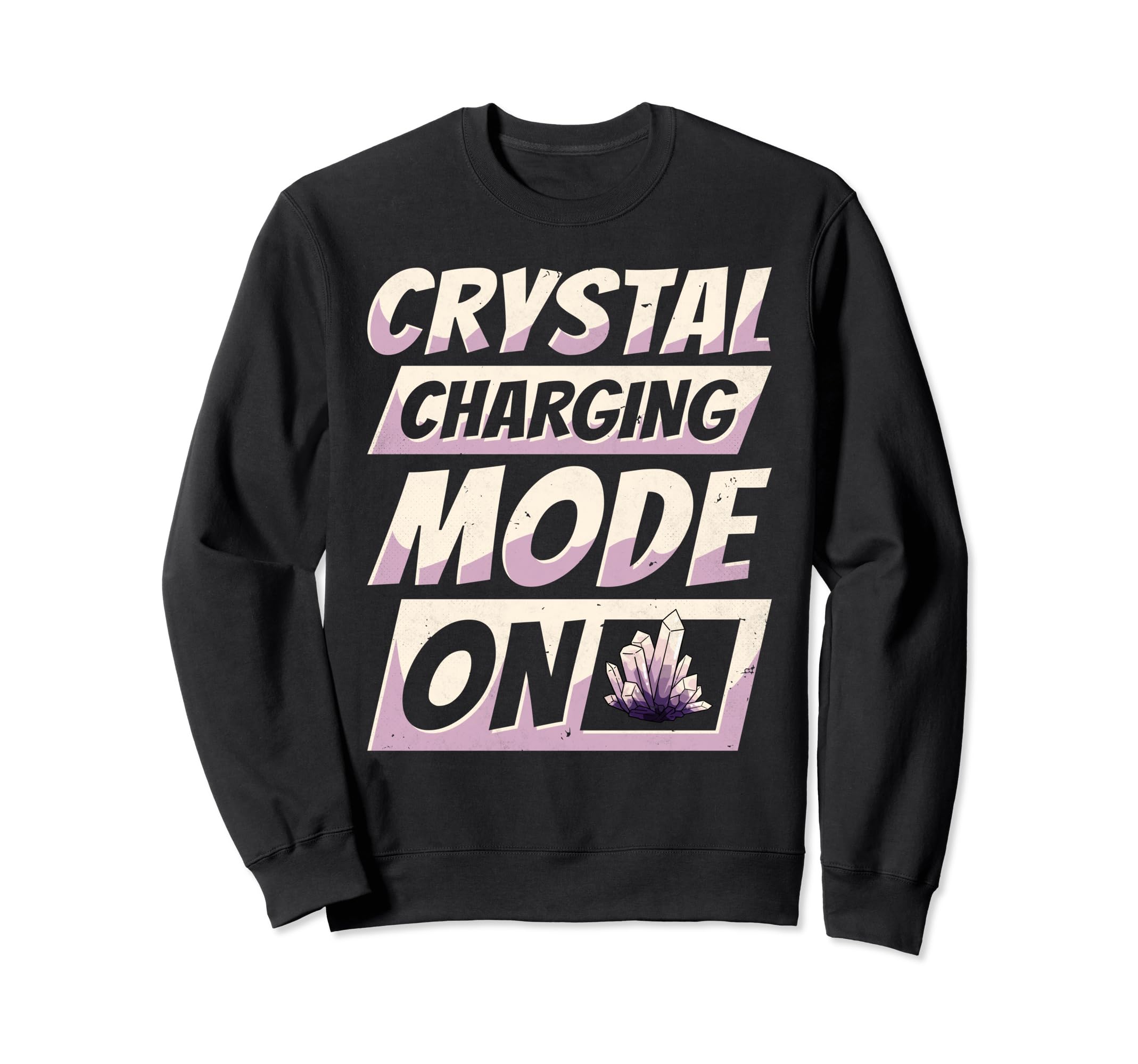 Healing Crystal Charging Mode Sweatshirt - Casual Everyday Wear Unisex - T-Shirt, Sweatshirt, Hoodie