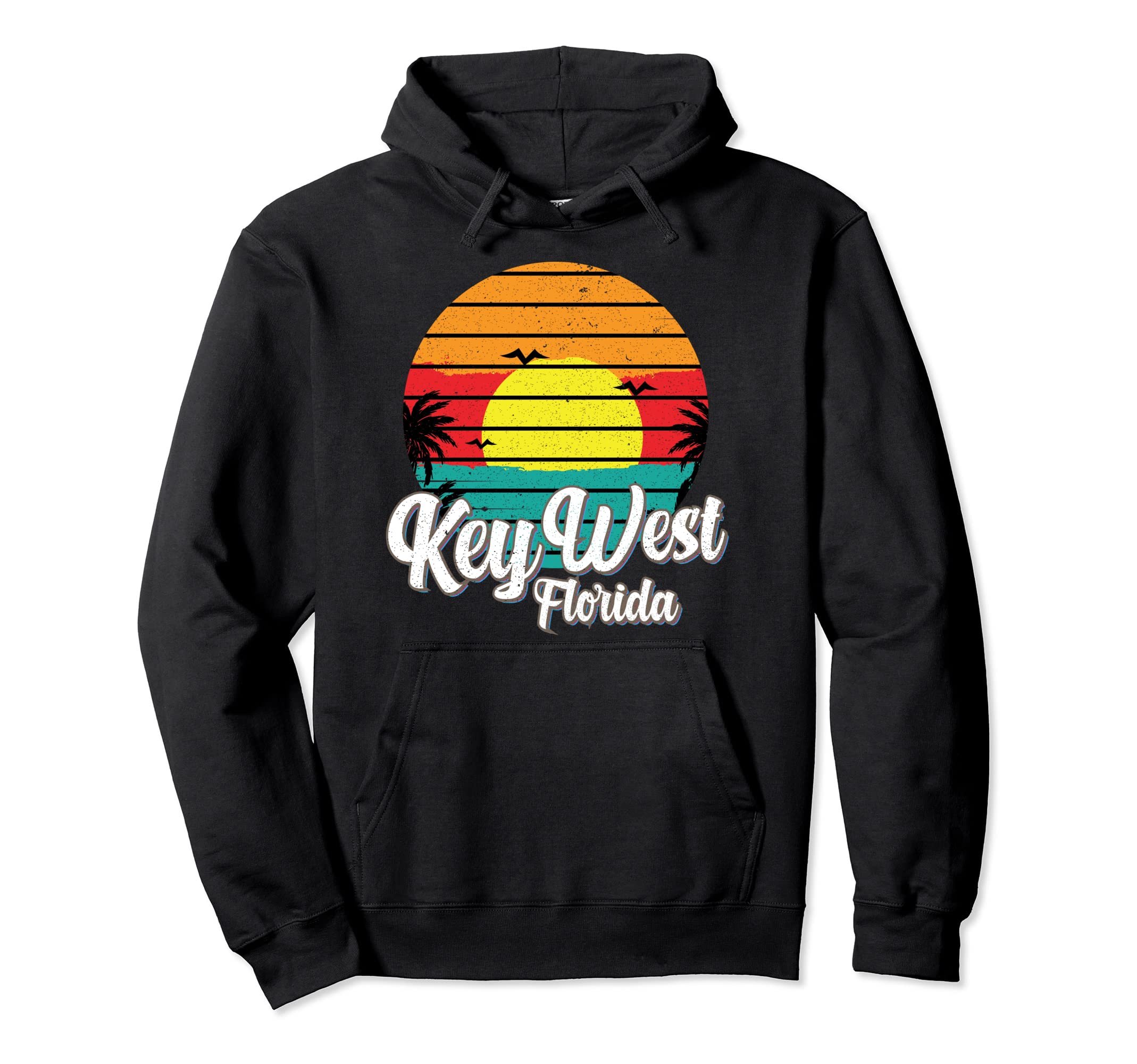 Key West Florida Summer Beach Vacation Hoodie - Unique Graphic Unisex - T-Shirt, Sweatshirt, Hoodie