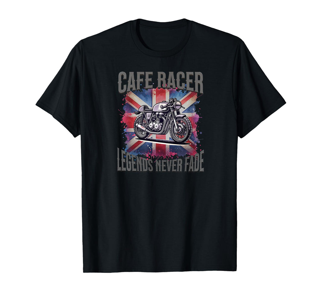 Cafe Racer Legendary Motorcycle T-Shirt - Graphic Print Men Women - T-Shirt, Sweatshirt, Hoodie