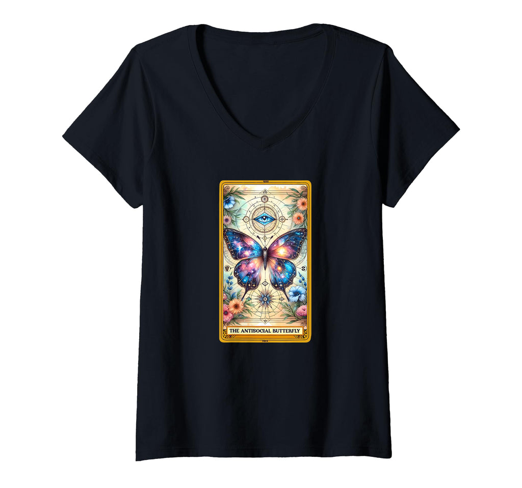 Womens Sarcastic Tarot Antisocial T-Shirt - Unique Graphic for Adults - T-Shirt, Sweatshirt, Hoodie