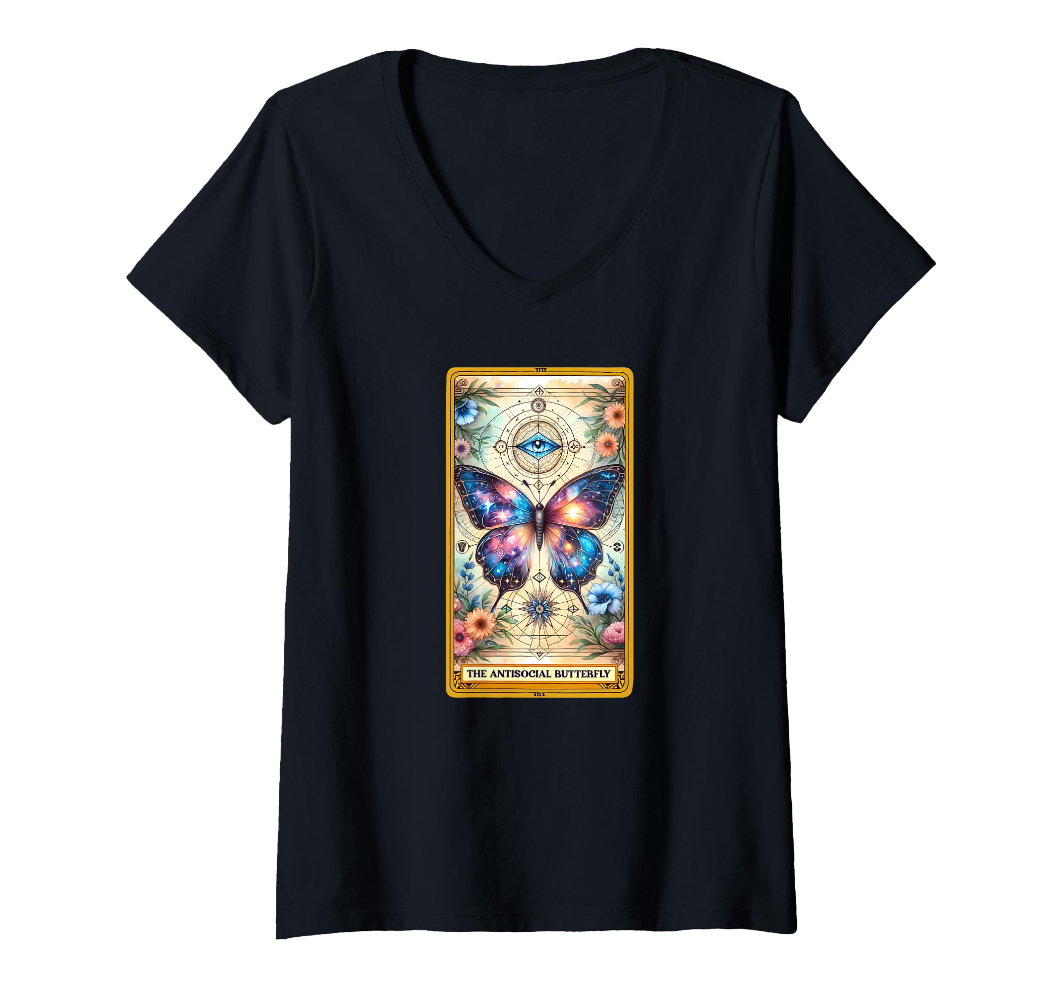 Womens Sarcastic Tarot Antisocial T-Shirt - Unique Graphic for Adults - T-Shirt, Sweatshirt, Hoodie