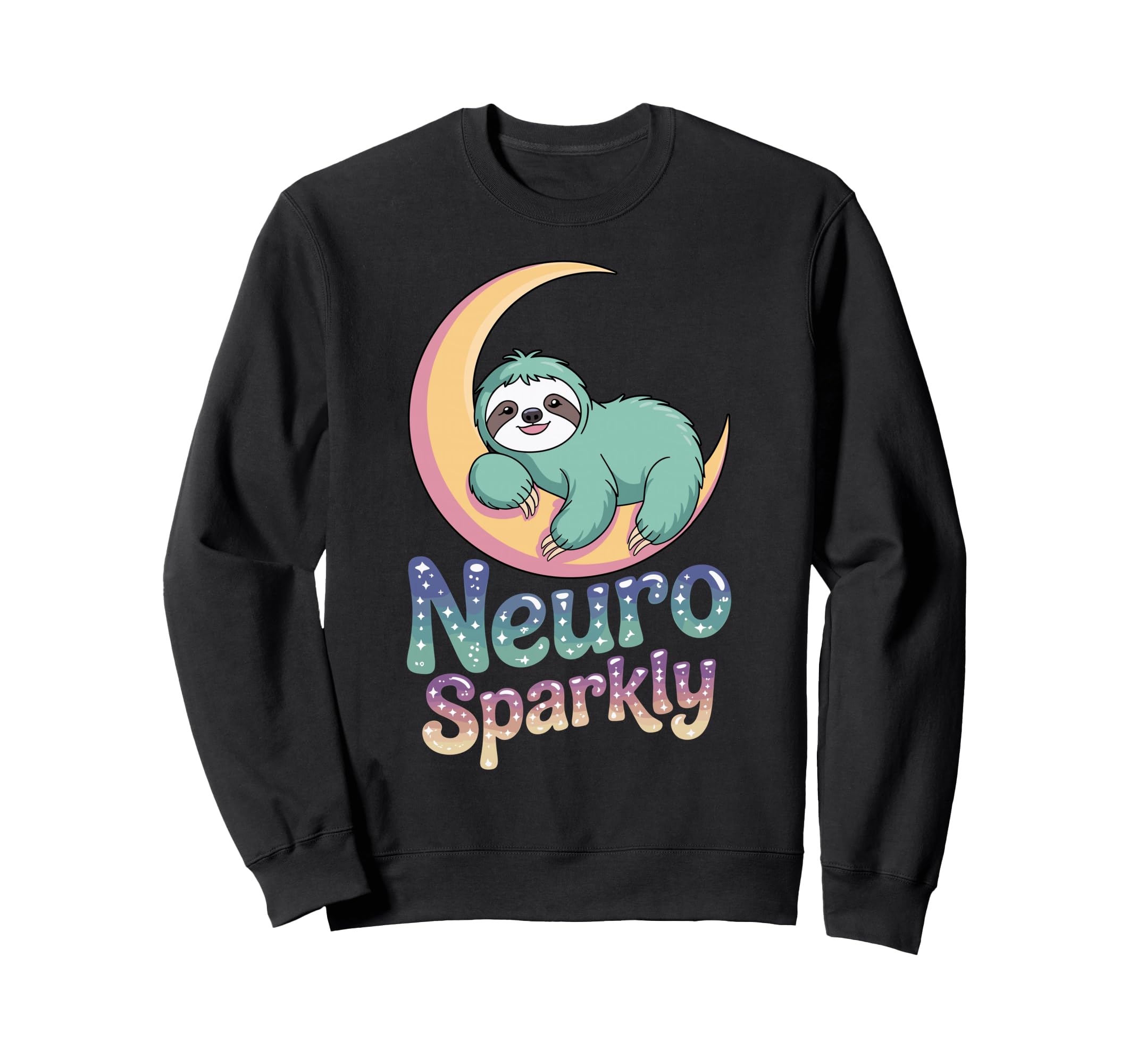 Neuro Sparkly Funny Neurodiverse Sweatshirt - Minimalist Print for Adults - T-Shirt, Sweatshirt, Hoodie