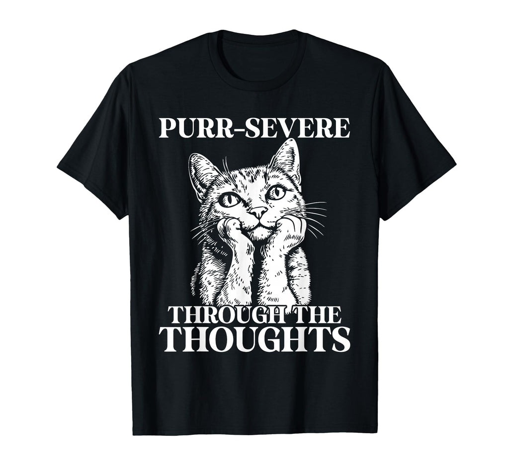Funny Cat Overthinkers And Deep Minds T-Shirt - Casual Everyday Wear Unisex - T-Shirt, Sweatshirt, Hoodie
