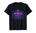 Mystic Amethyst Crystals Dark Roses T-Shirt - Unique Graphic for Adults - T-Shirt, Sweatshirt, Hoodie