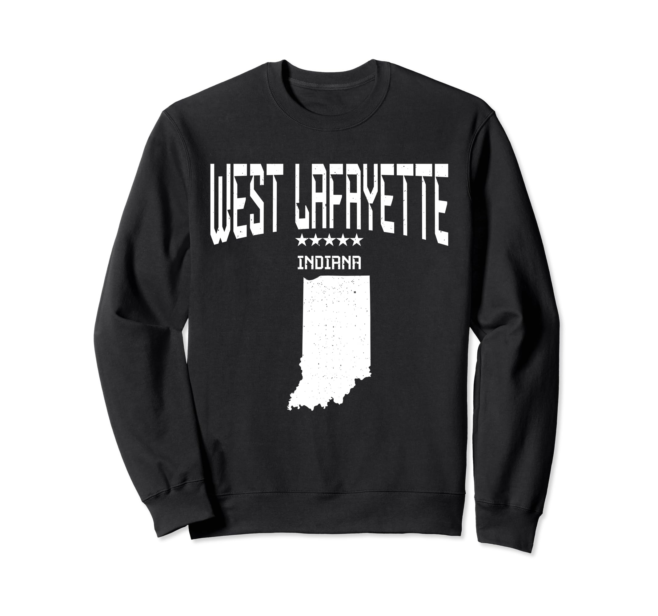 West Lafayette Indiana Throwback Sweatshirt - Streetwear Style for Adults - T-Shirt, Sweatshirt, Hoodie