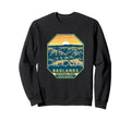 Badlands National Park Sunset Emblem Sweatshirt - Custom Art Print Unisex - T-Shirt, Sweatshirt, Hoodie