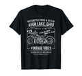 Avon Lake Oh Usa Distressed Motorcycle T-Shirt - Graphic Print Unisex - T-Shirt, Sweatshirt, Hoodie
