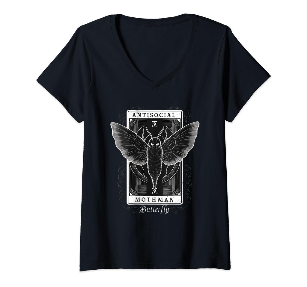 Womens Antisocial Butterfly Fairy T-Shirt - Novelty Apparel for Adults - T-Shirt, Sweatshirt, Hoodie