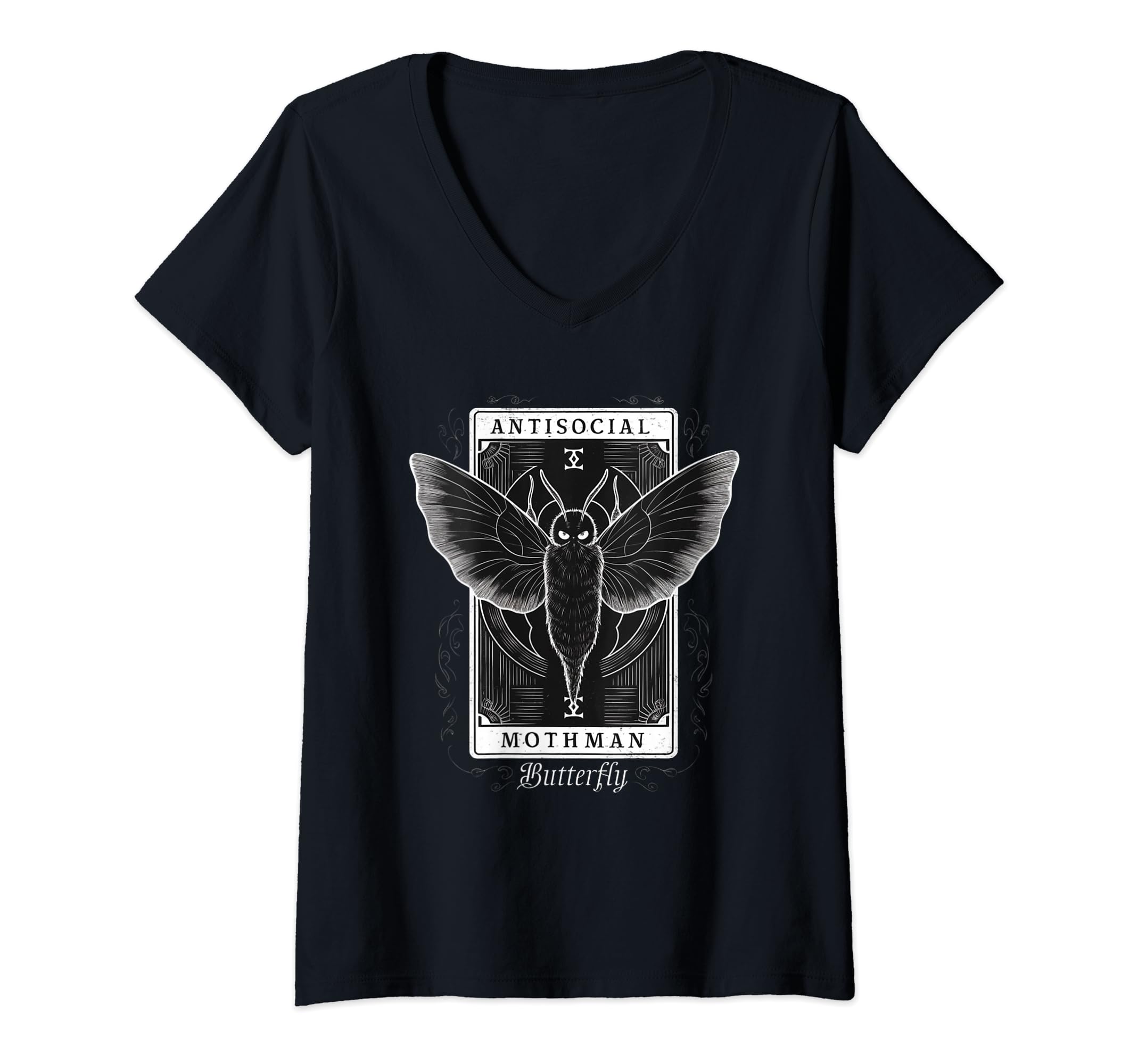 Womens Antisocial Butterfly Fairy T-Shirt - Novelty Apparel for Adults - T-Shirt, Sweatshirt, Hoodie