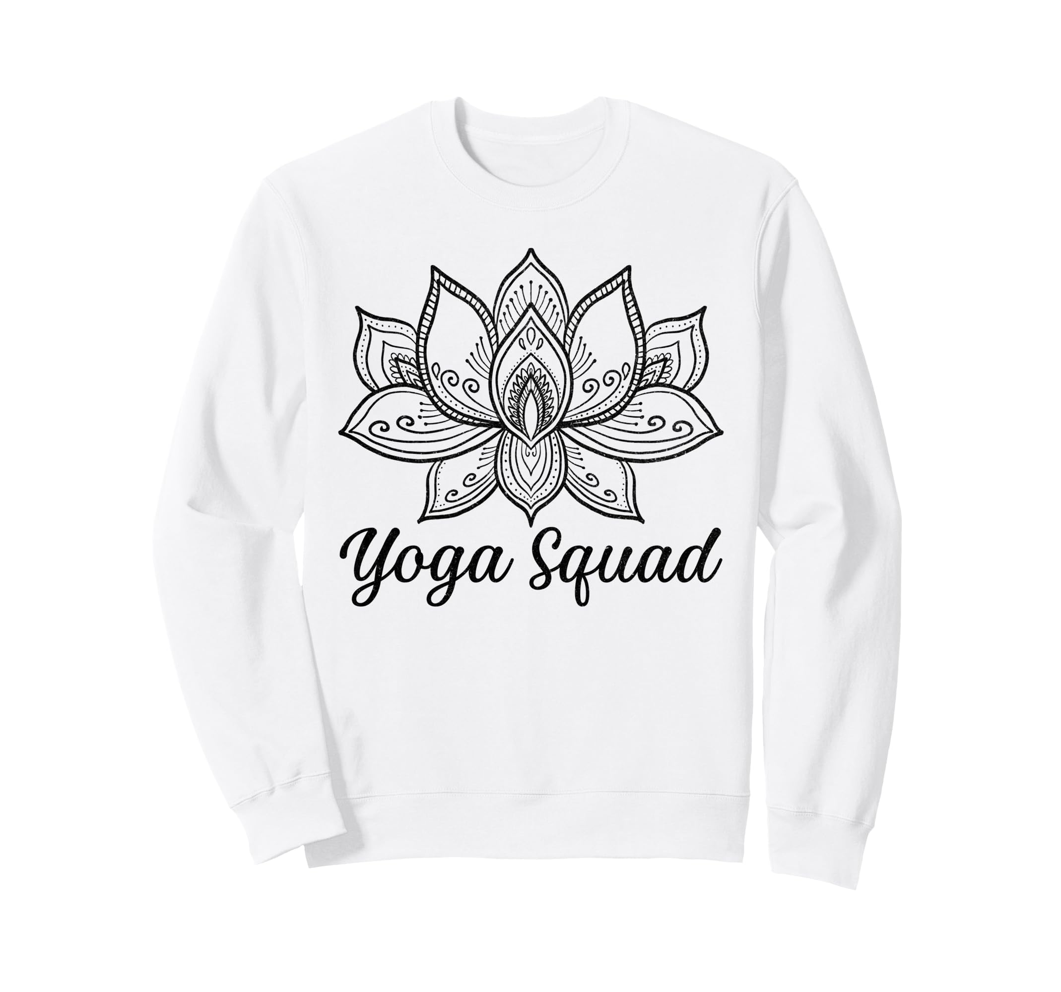 Yoga Squad Spiritual Meditation Sweatshirt - Aesthetic Graphic Men Women - T-Shirt, Sweatshirt, Hoodie