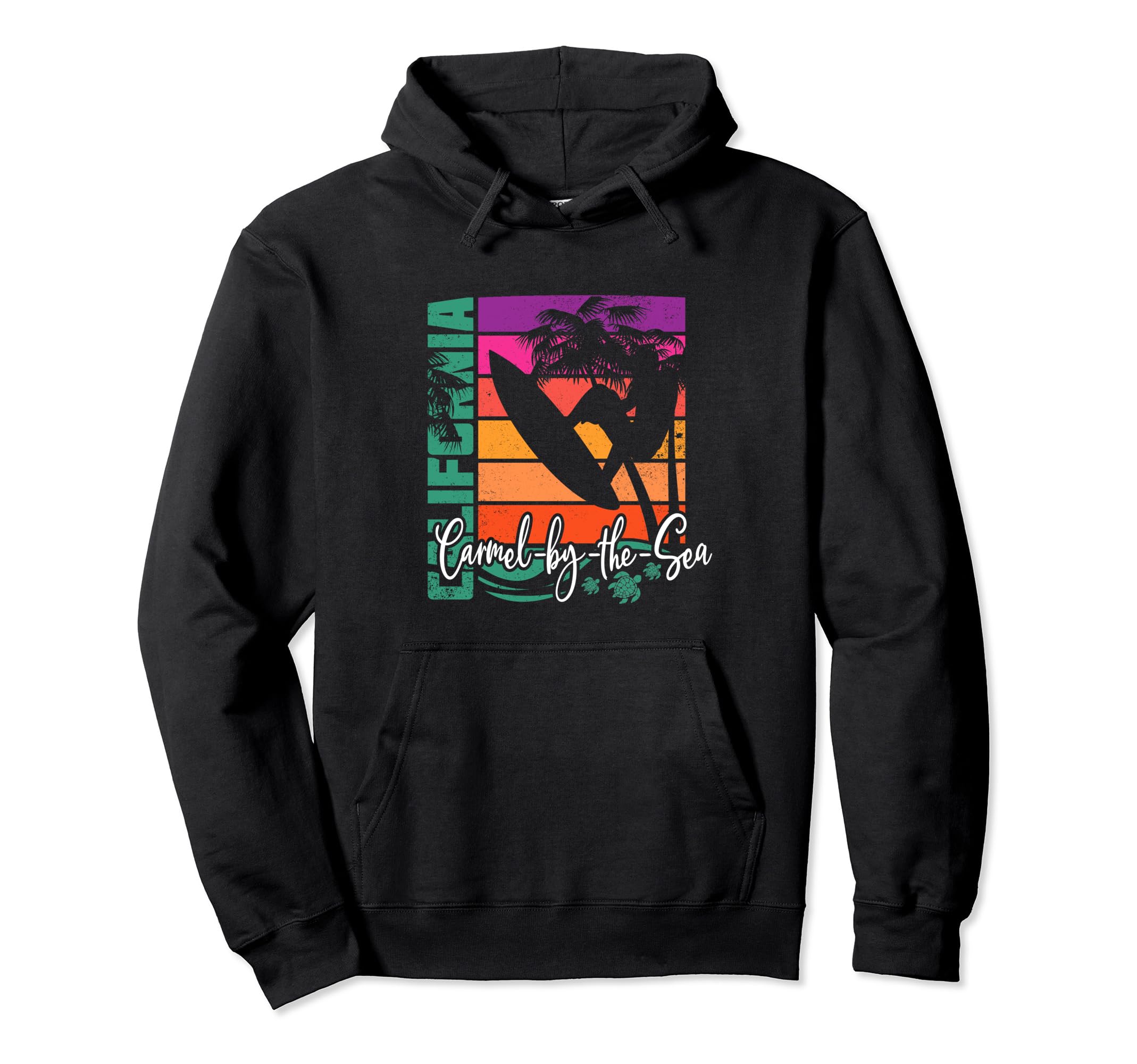 Carmel Sea California Usa Sunset Beach Hoodie - Streetwear Style Men Women - T-Shirt, Sweatshirt, Hoodie