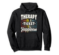 Therapy Session Support Therapy Is Hoodie - Novelty Apparel for Adults - T-Shirt, Sweatshirt, Hoodie