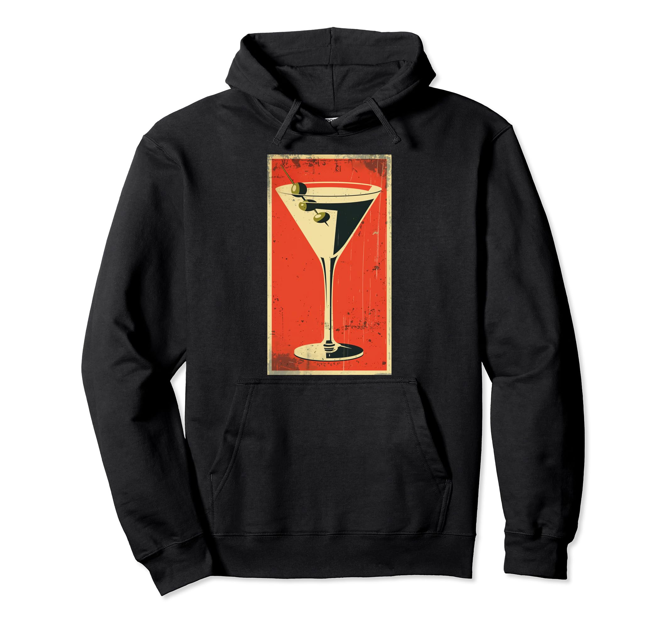 Martini Cocktail Hoodie - Aesthetic Graphic Men Women - T-Shirt, Sweatshirt, Hoodie