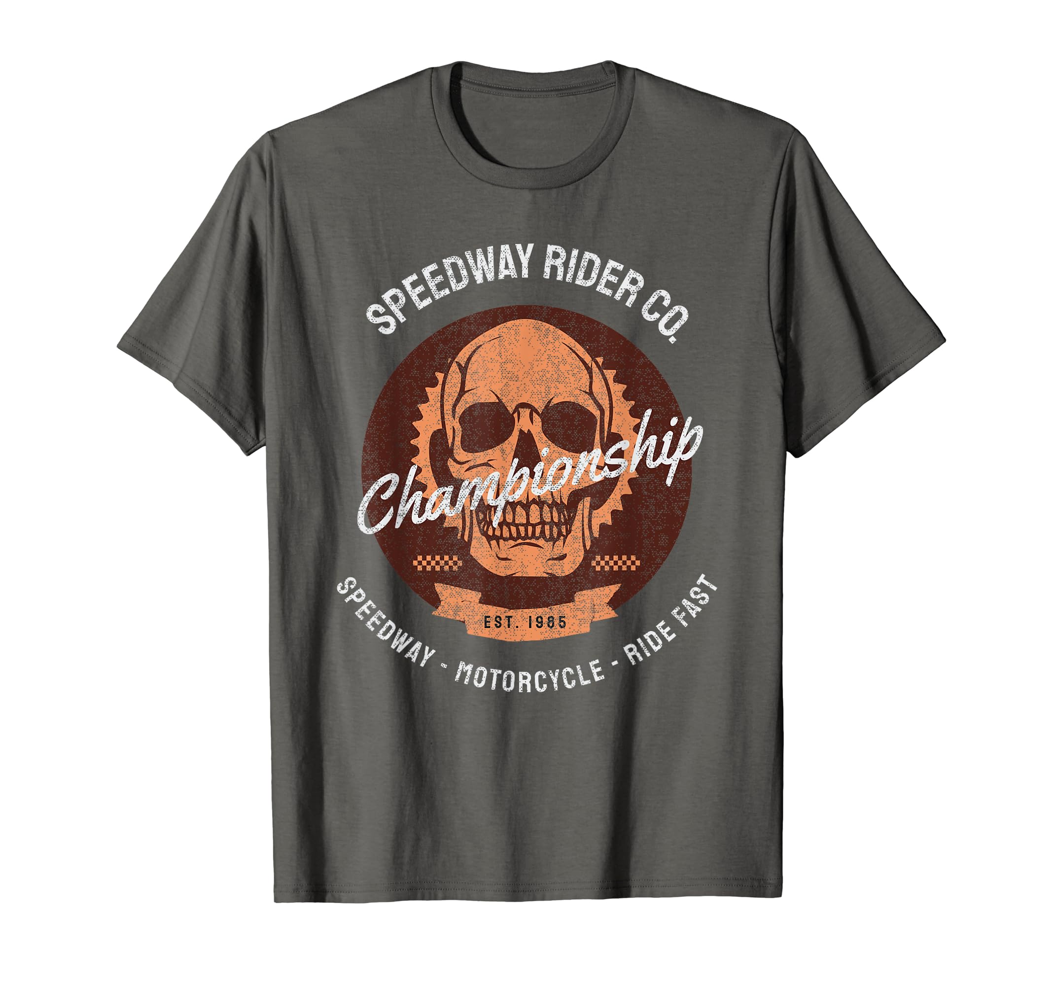 American Motorcycle Biker Distress T-Shirt - Fun Novelty Design Unisex - T-Shirt, Sweatshirt, Hoodie