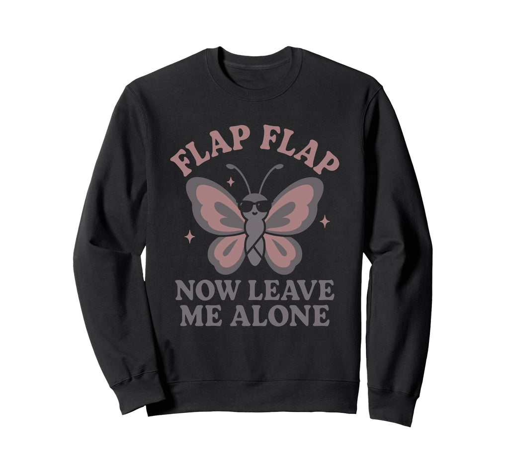 Anti Social Butterfly Introvert Sweatshirt - Trendy Graphic for Adults - T-Shirt, Sweatshirt, Hoodie