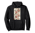 Inspired Pattern Antique Roses Hoodie - Casual Everyday Wear Men Women - T-Shirt, Sweatshirt, Hoodie