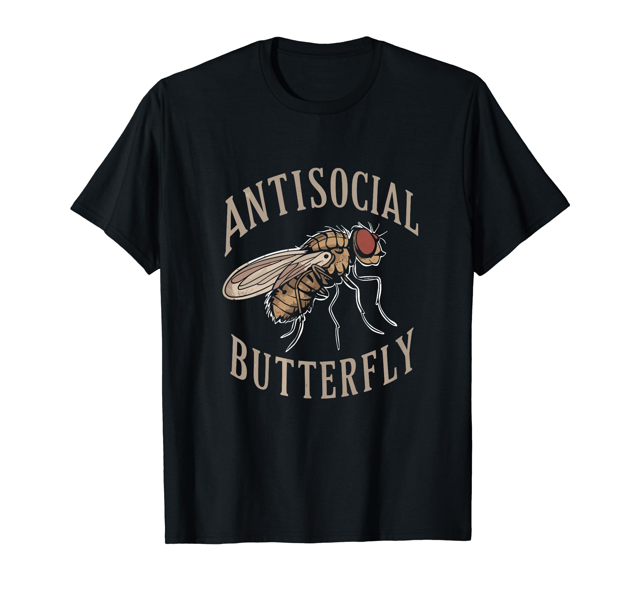 Antisocial Butterfly Goth T-Shirt - Casual Everyday Wear for Adults - T-Shirt, Sweatshirt, Hoodie