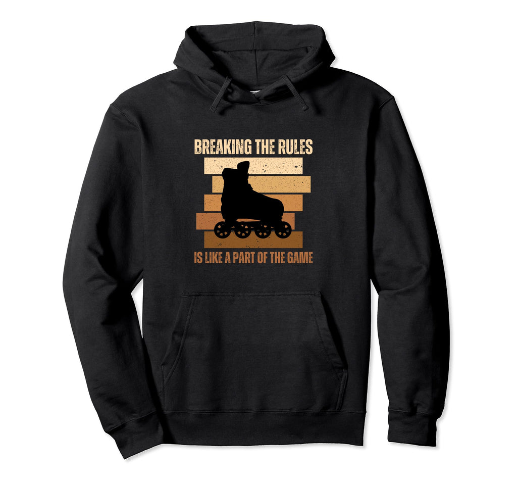 70S 80S Roller Derby Player Funny Hoodie - Casual Everyday Wear Unisex - T-Shirt, Sweatshirt, Hoodie