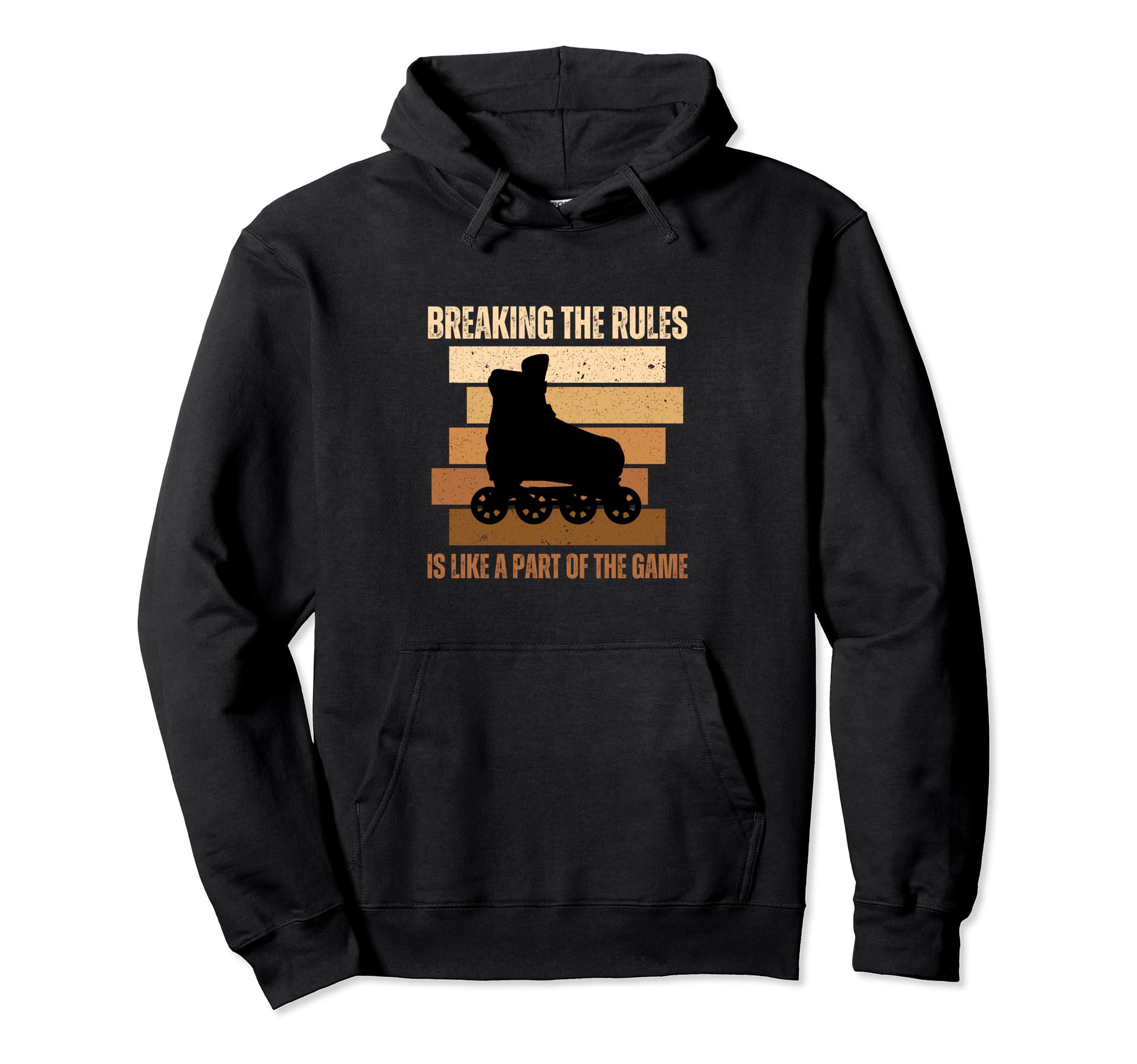 70S 80S Roller Derby Player Funny Hoodie - Casual Everyday Wear Unisex - T-Shirt, Sweatshirt, Hoodie