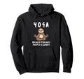 Yoga Because Punching People Is Wrong Hoodie - Streetwear Style Unisex - T-Shirt, Sweatshirt, Hoodie