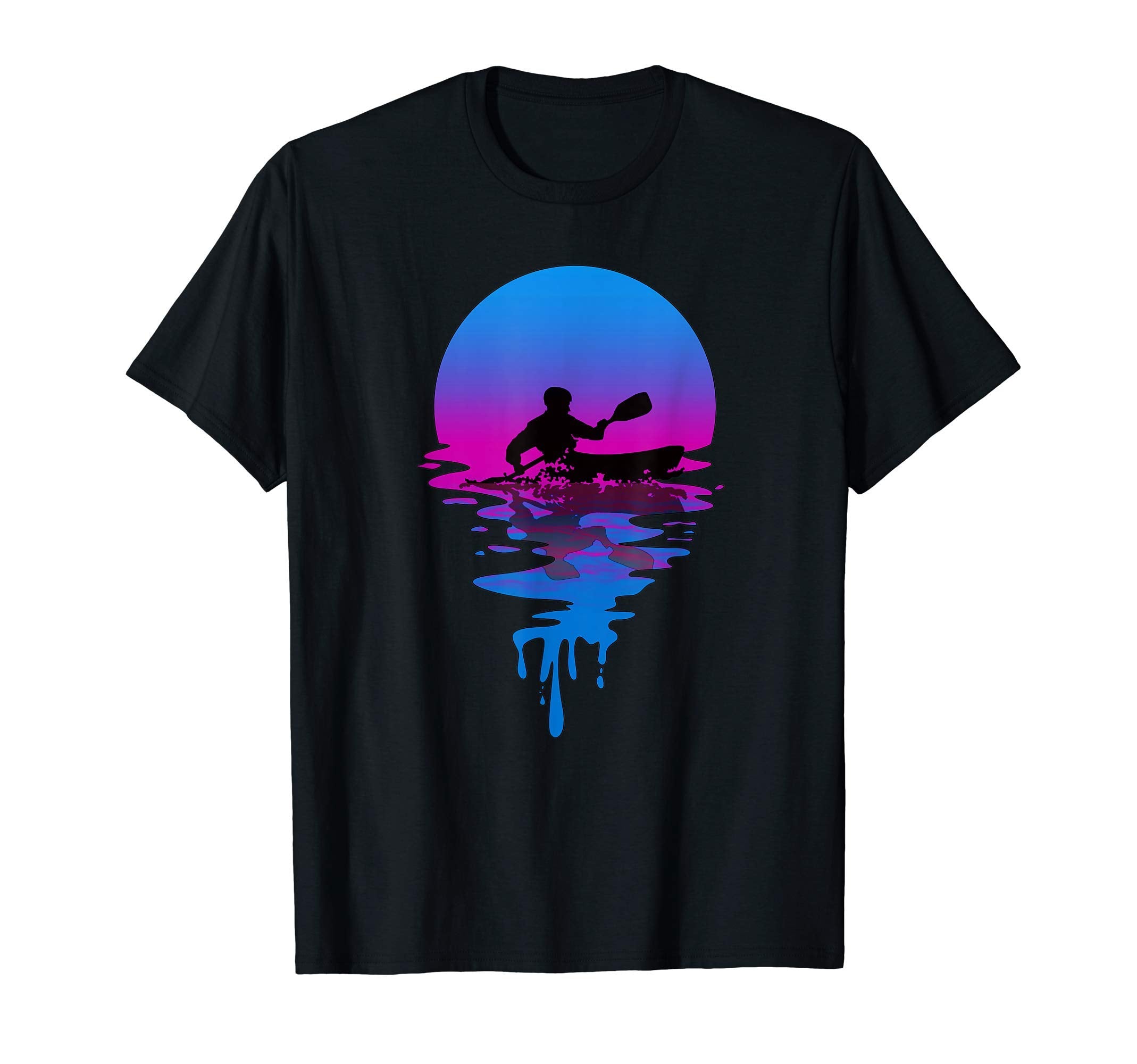 Sunset Kayaking T-Shirt - Trendy Graphic for Adults - T-Shirt, Sweatshirt, Hoodie