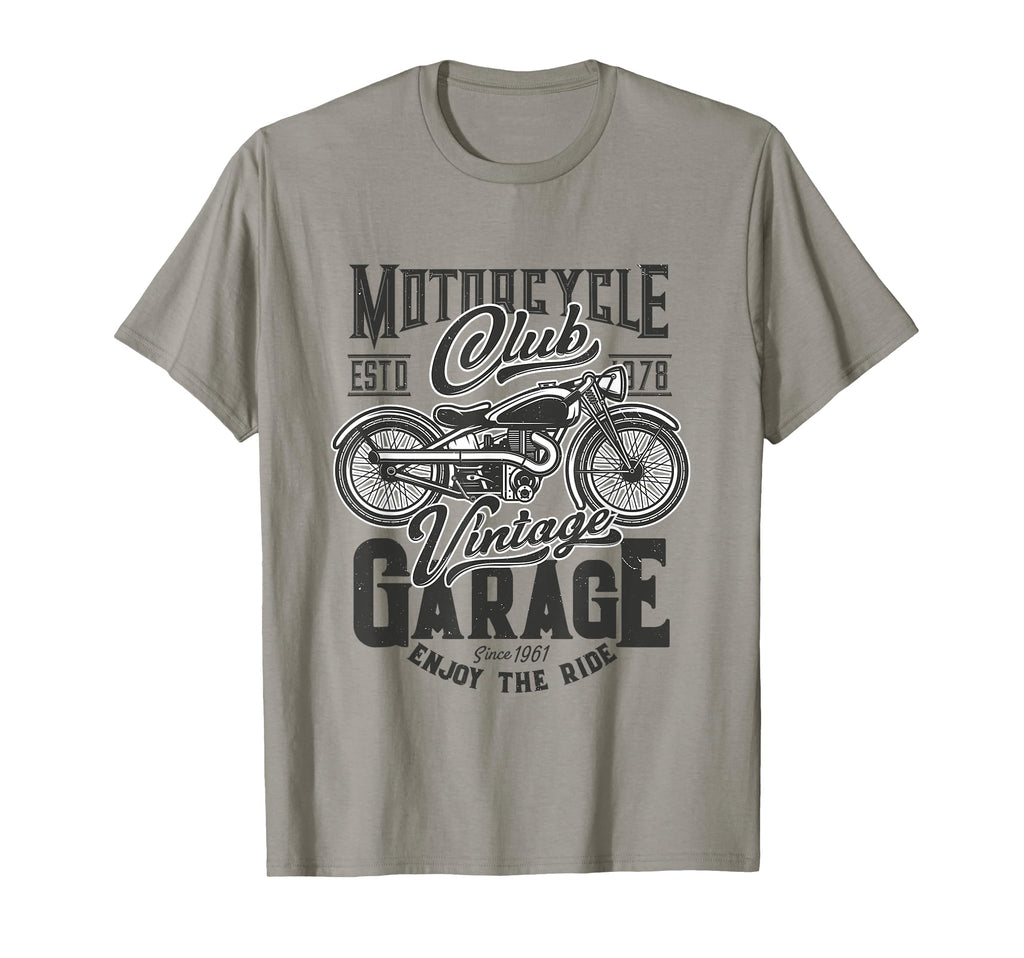 Garage Motorcycle 1961 And T-Shirt - Unique Graphic Men Women - T-Shirt, Sweatshirt, Hoodie