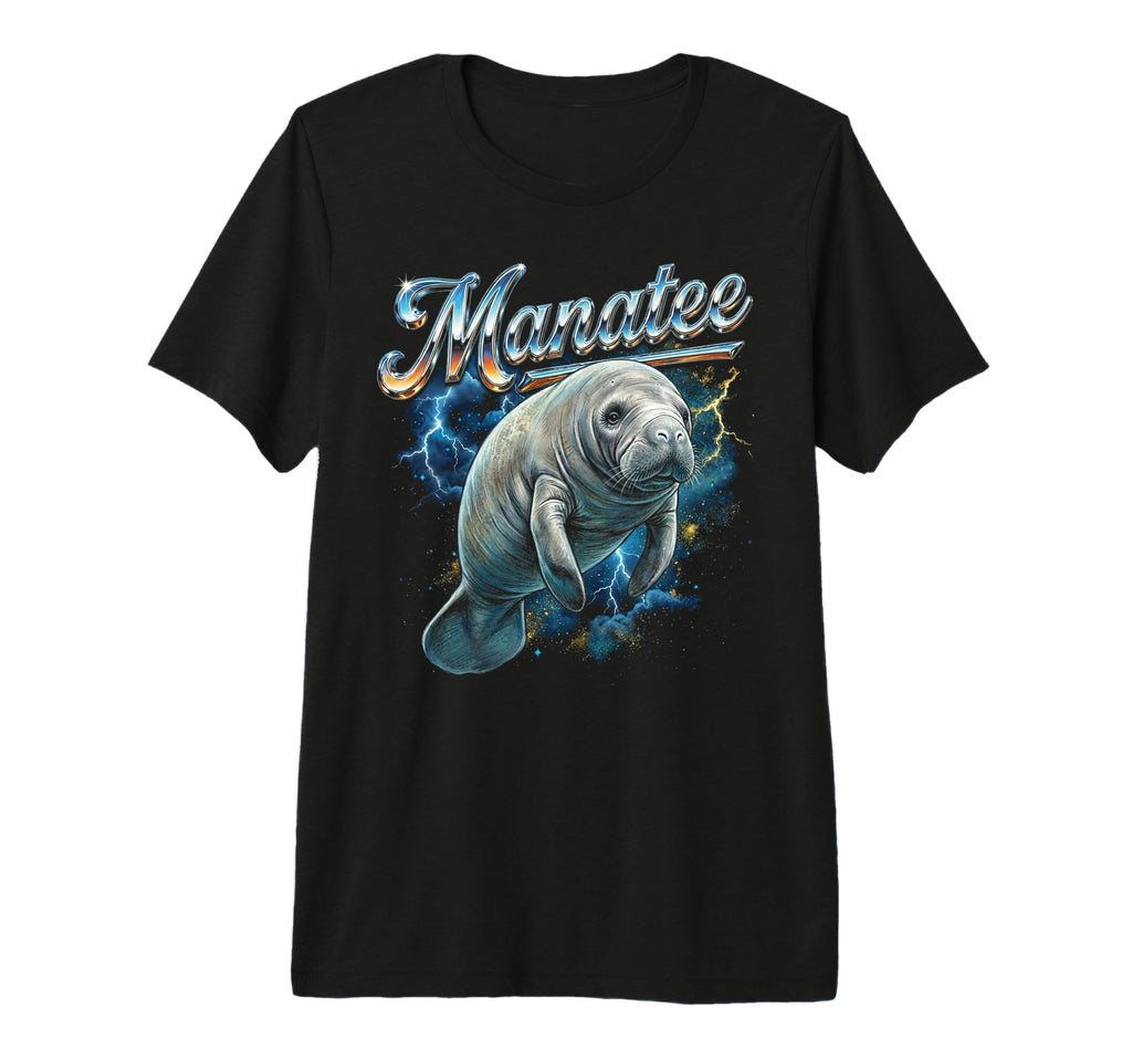 Sea Cow 90S Funny Manatee 80S Tri Blend T-Shirt - Graphic Print Unisex - T-Shirt, Sweatshirt, Hoodie
