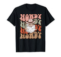 Howdy Santa Cowboy Groovy Western T-Shirt - Aesthetic Graphic Unisex - T-Shirt, Sweatshirt, Hoodie
