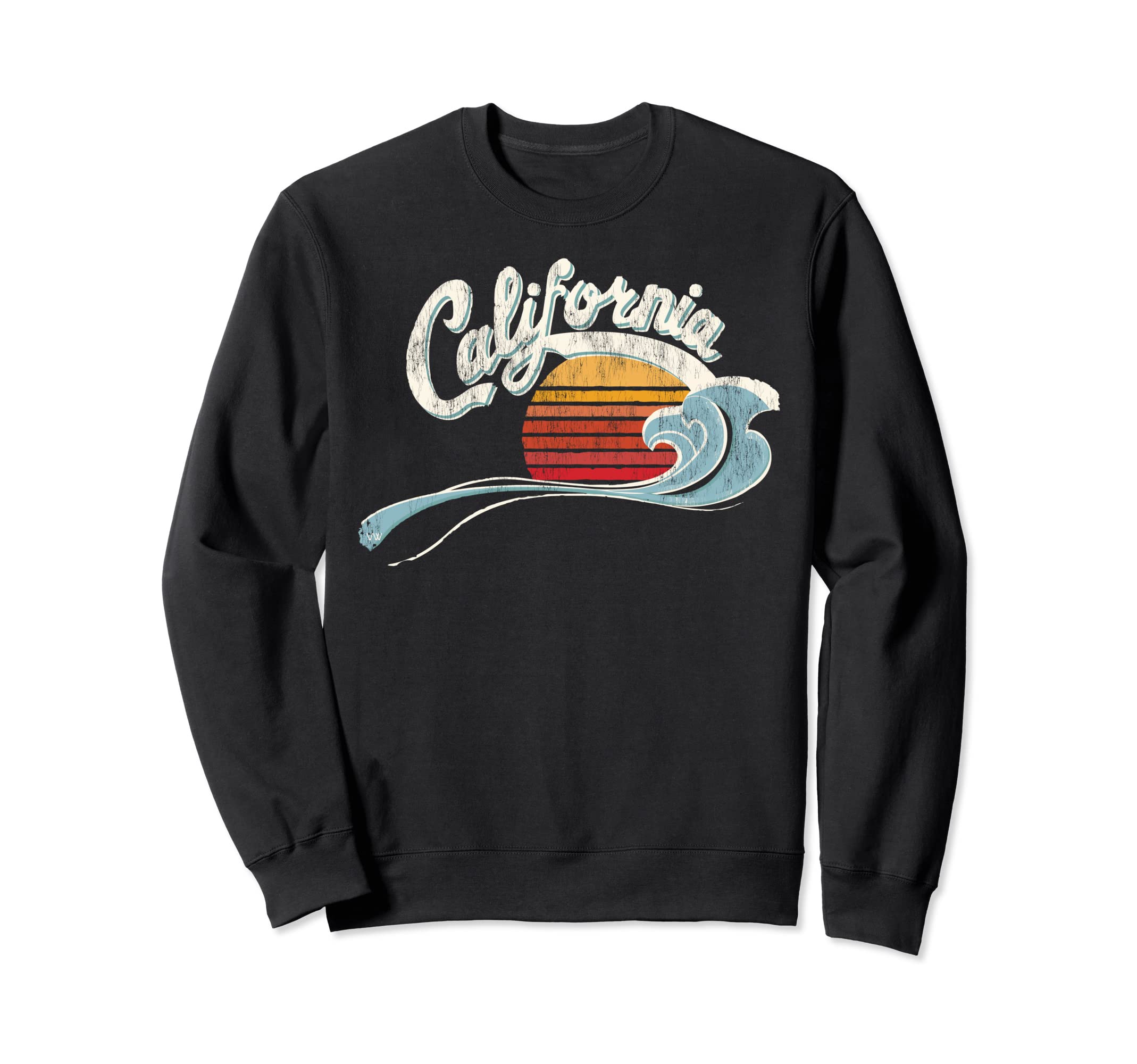 Surfer 70S Sunset California Sweatshirt - Streetwear Style for Adults - T-Shirt, Sweatshirt, Hoodie