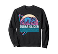 Sugar Glider Synthwave Aesthetic Pet Sweatshirt - Streetwear Style Unisex - T-Shirt, Sweatshirt, Hoodie