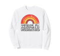 Beware Im Overstimulated Funny 70S Sweatshirt - Graphic Print Men Women - T-Shirt, Sweatshirt, Hoodie