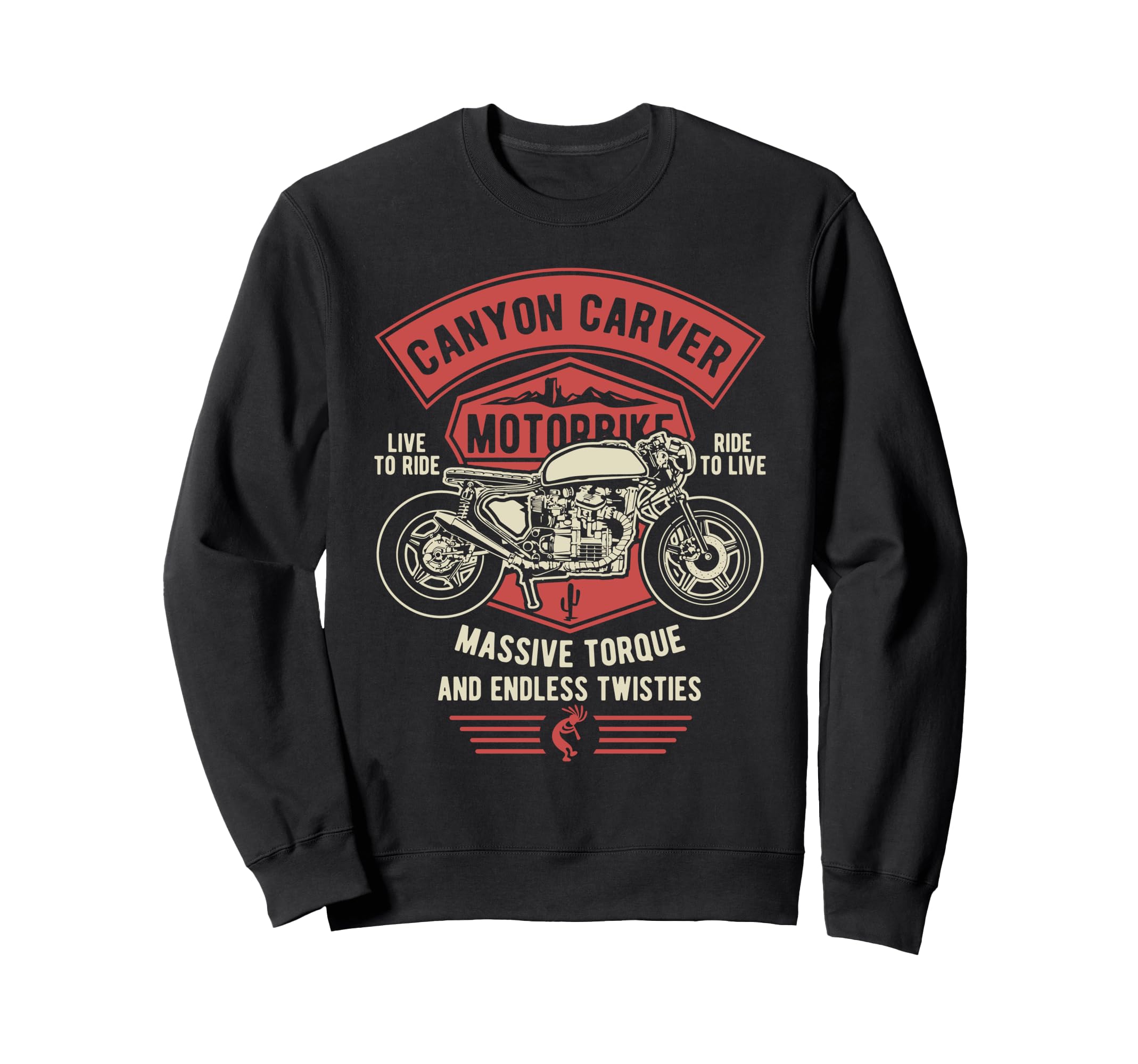 Canyon Carver Motorcycle Sweatshirt - Novelty Apparel Unisex - T-Shirt, Sweatshirt, Hoodie