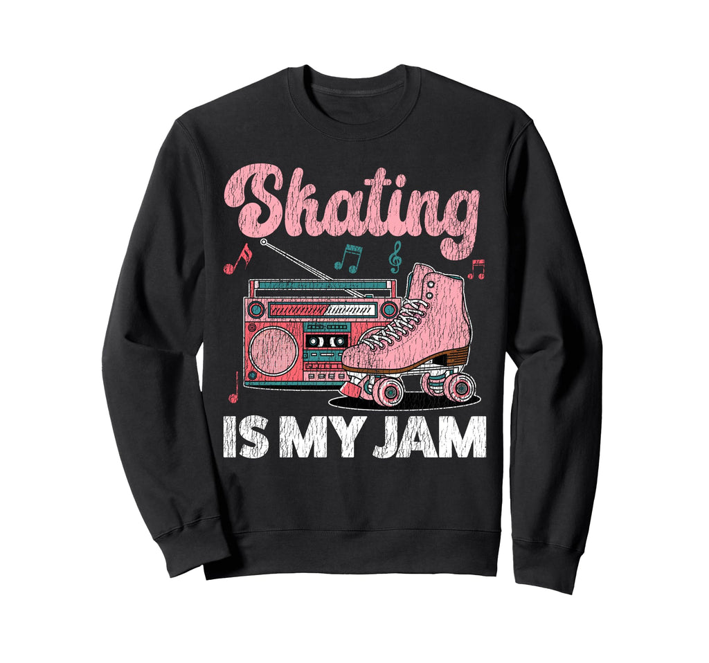 Roller Skating Skate 1970S Skating Sweatshirt - Minimalist Print Men Women - T-Shirt, Sweatshirt, Hoodie