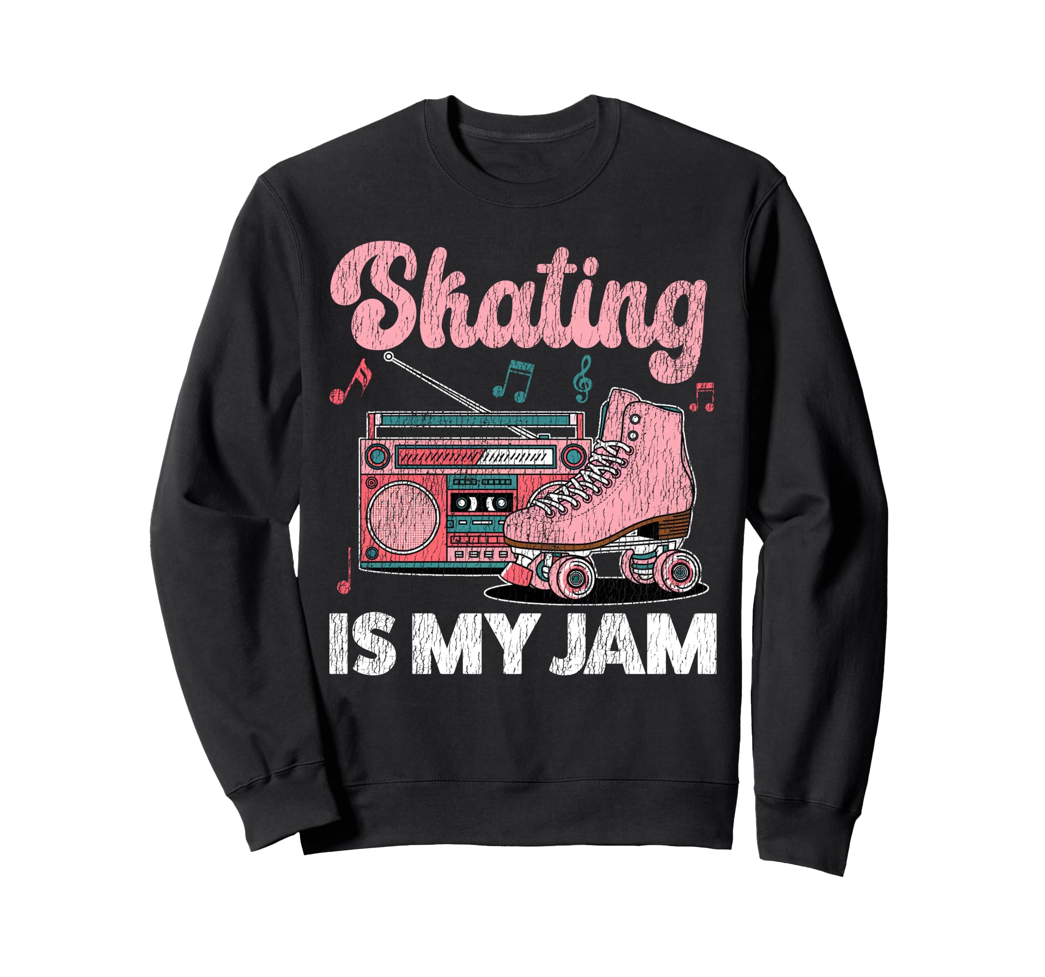 Roller Skating Skate 1970S Skating Sweatshirt - Minimalist Print Men Women - T-Shirt, Sweatshirt, Hoodie