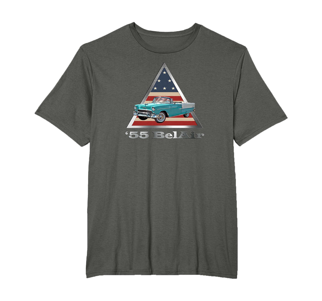 1955 Bel Air Convertible American Car T-Shirt - Fun Novelty Design Unisex - T-Shirt, Sweatshirt, Hoodie