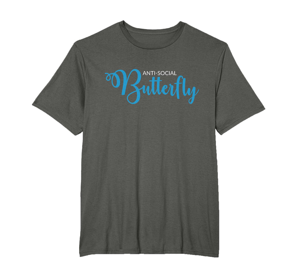 Anti Social Butterfly Funny T-Shirt - Custom Art Print Men Women - T-Shirt, Sweatshirt, Hoodie