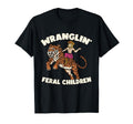 Wranglin Feral Children Raccoon 90S T-Shirt - Custom Art Print for Adults - T-Shirt, Sweatshirt, Hoodie